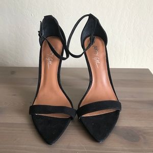 Brand New Nasty Gal Black Suede Heels